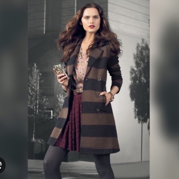 Splendid Jackets & Blazers - Splendid Striped Peacoat Jacket XS | Preppy Academia Whimsigoth